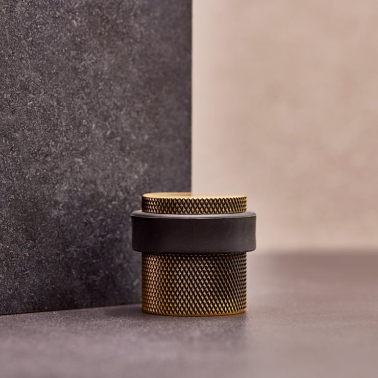 9140595 DORSTOPPER HELIX 32X38 ANTIK BRONZE TIL GULV 2