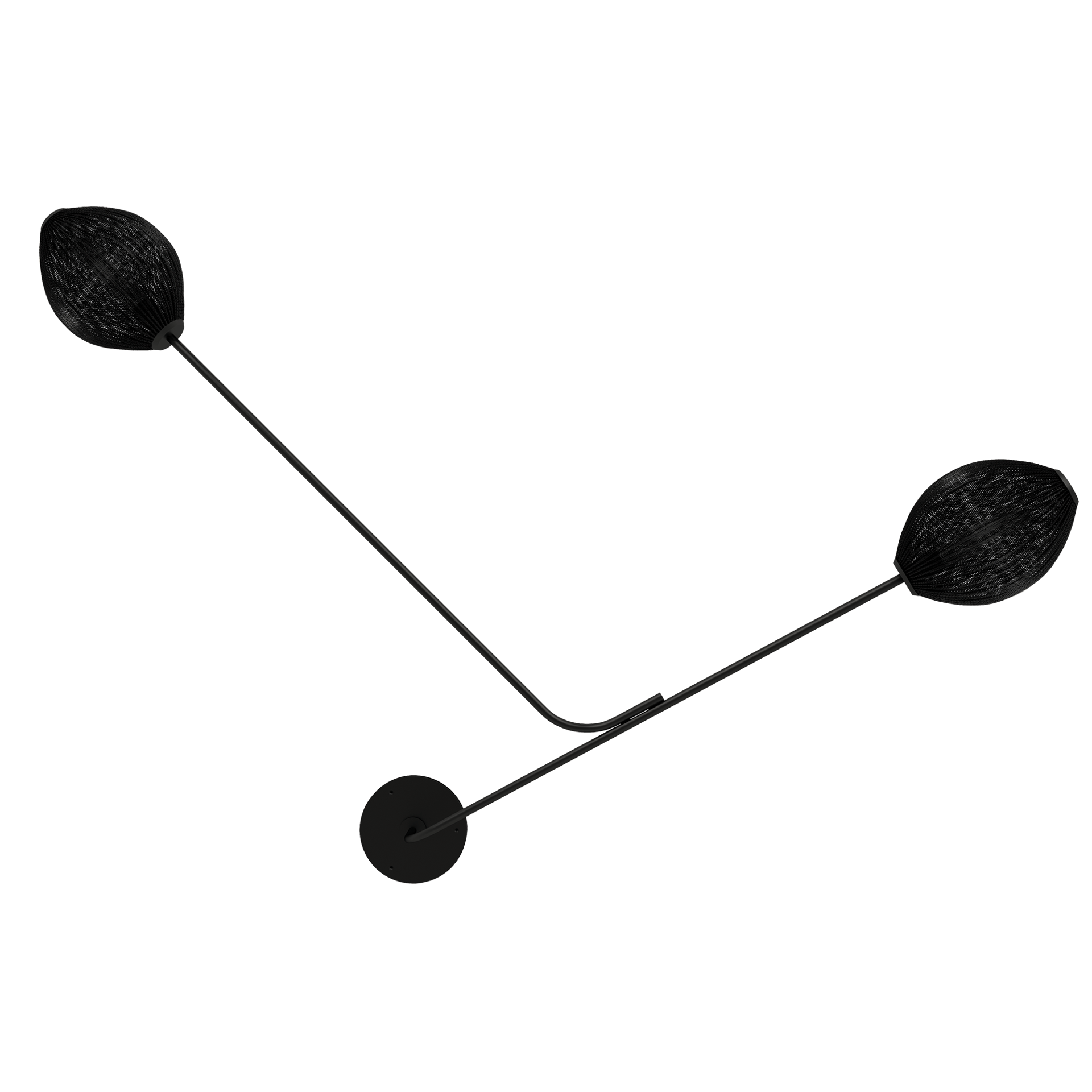 9141806 SATELLITE VÆGLAMPE SORT