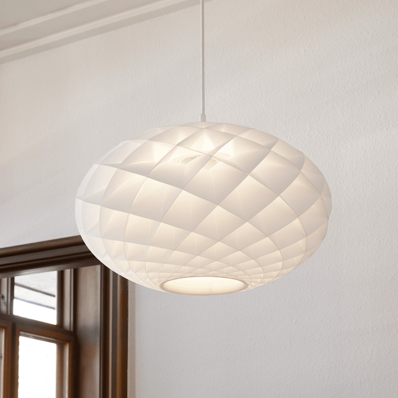 9141817 PATERA PENDEL OVAL HVID MAT1