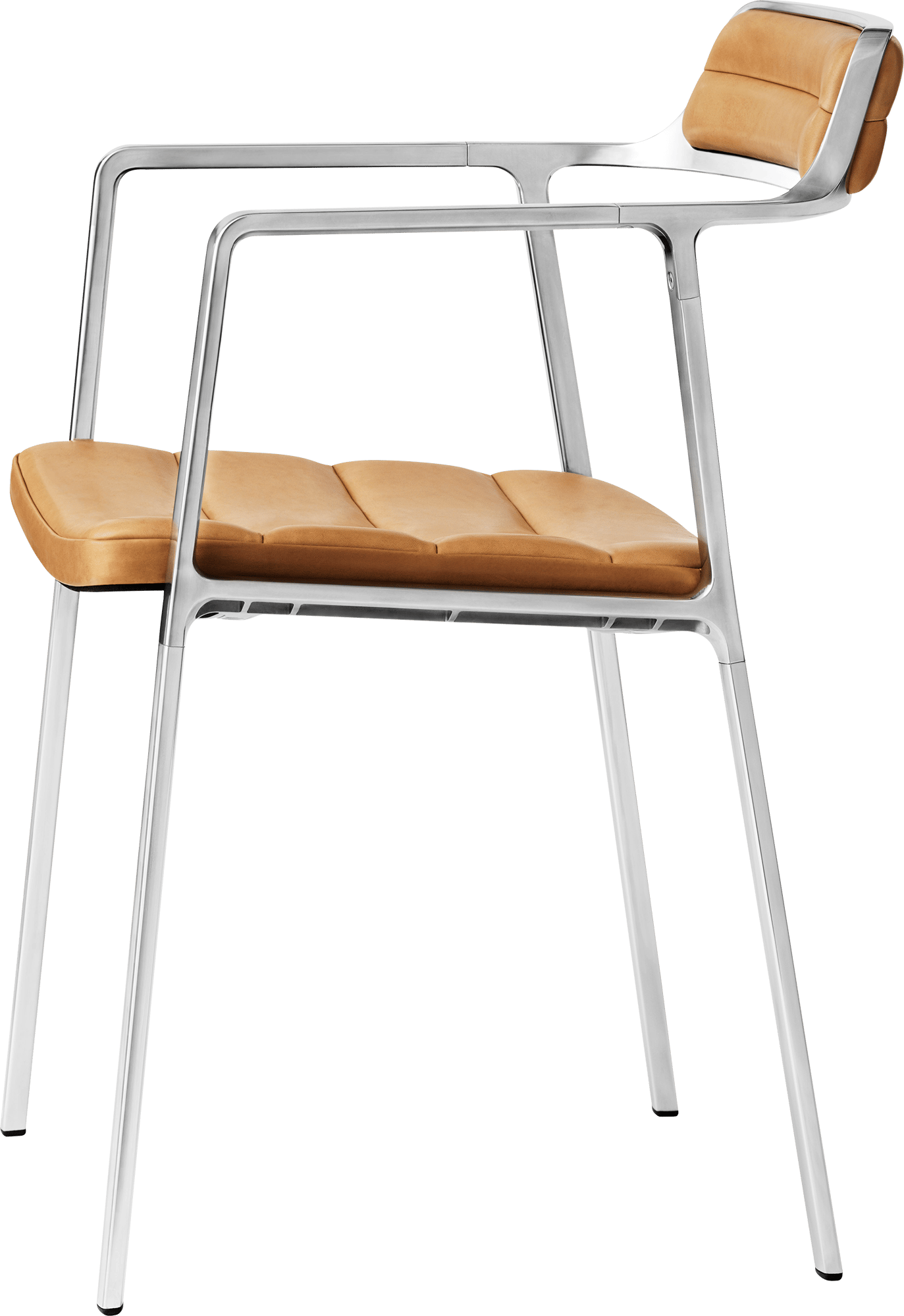 9142804 VIPP451 STOL SANDFARVET LÆDER