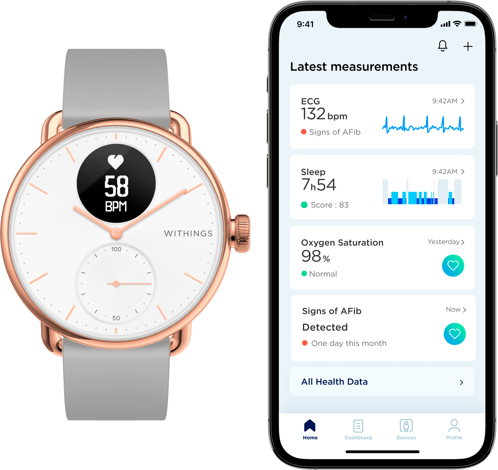 9143176 WITHINGS SCANWATCH 38MM 2