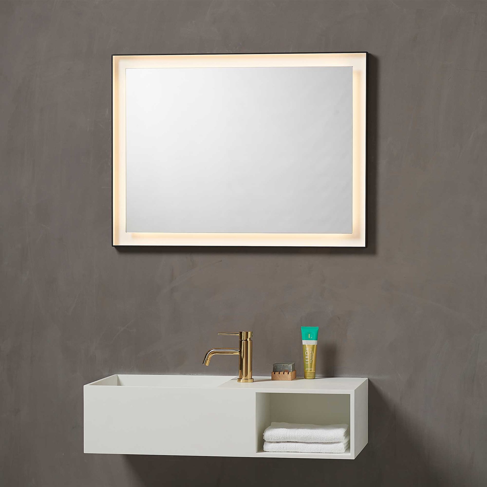 9144881 LOEVSCHALL SPEJL PISA 80X60CM 2