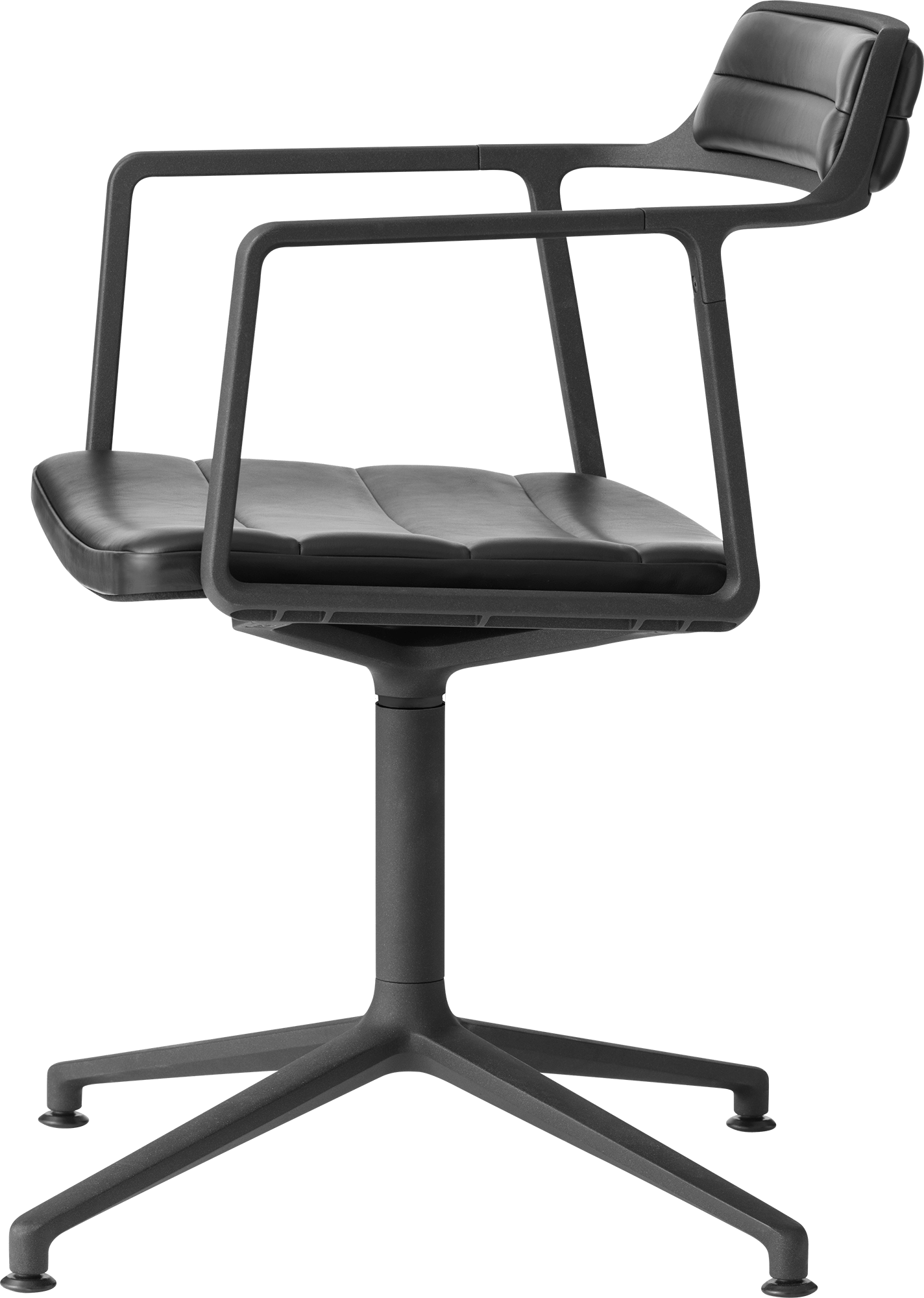 9145750 VIPP452 DREJESTOL SORT LÆDER 2