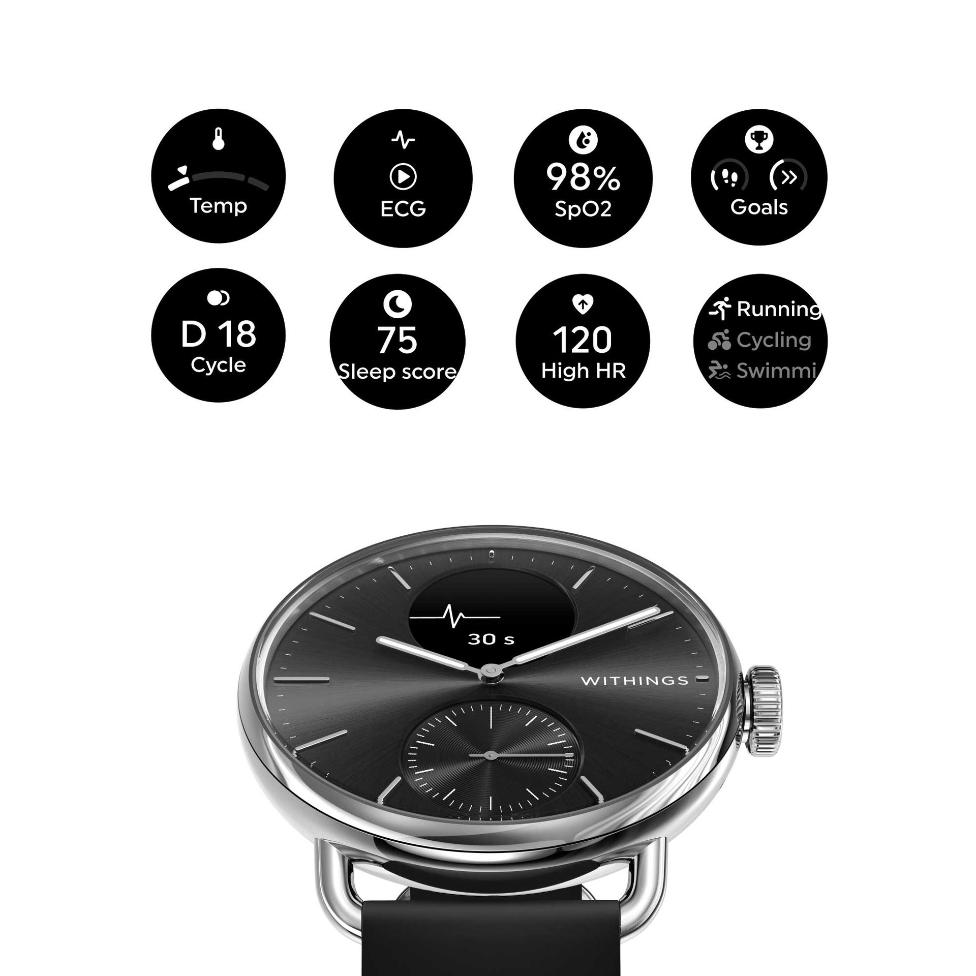 9145858 WITHINGS SCANWATCH 2 38MM 3