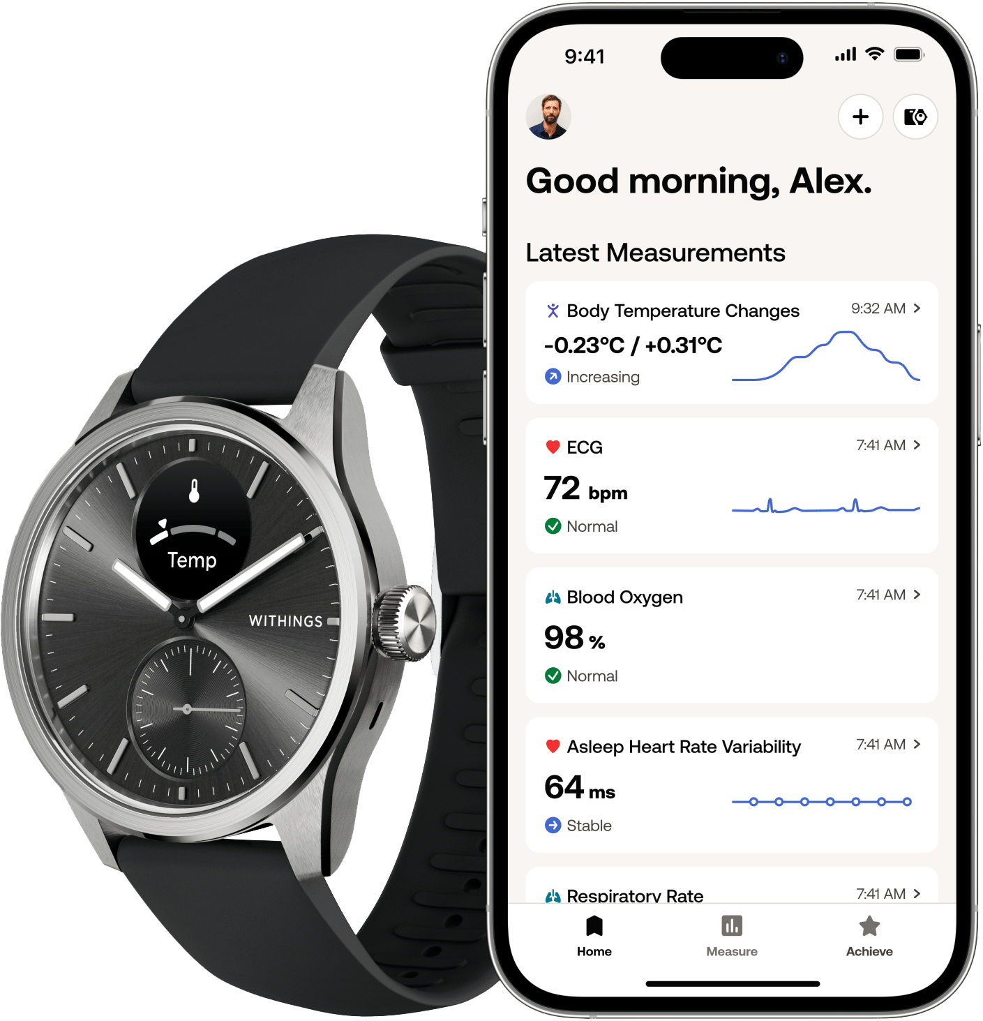 9145860 WITHINGS SCANWATCH 2 42MM 2