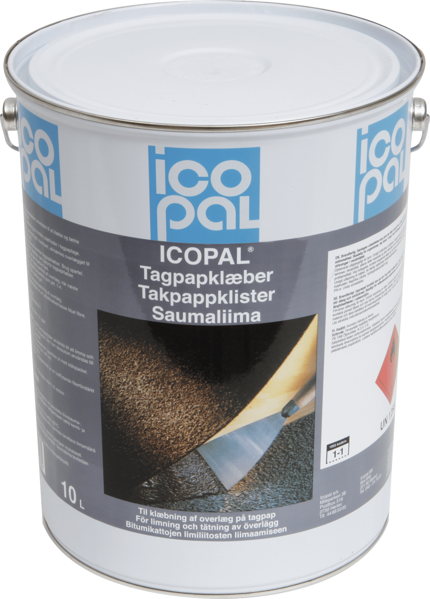 1030287 Tagpapklæber 10 Liter