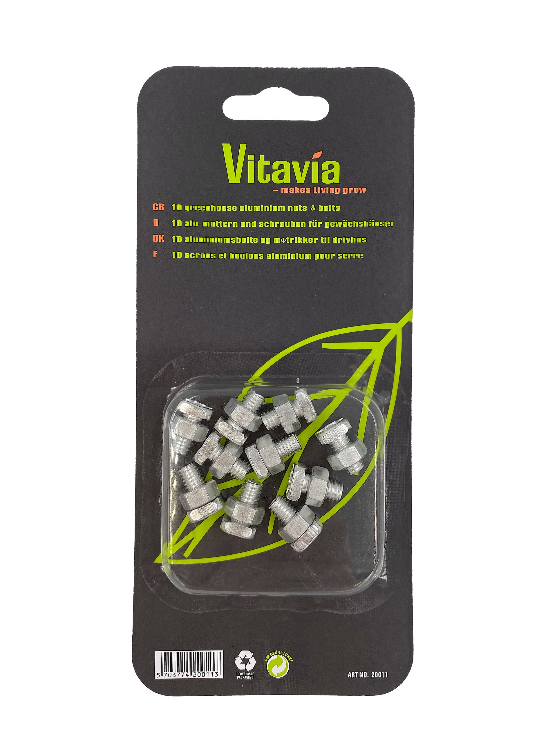 1254800 VITAVIA BOLTE OG MØTRIK 92001043