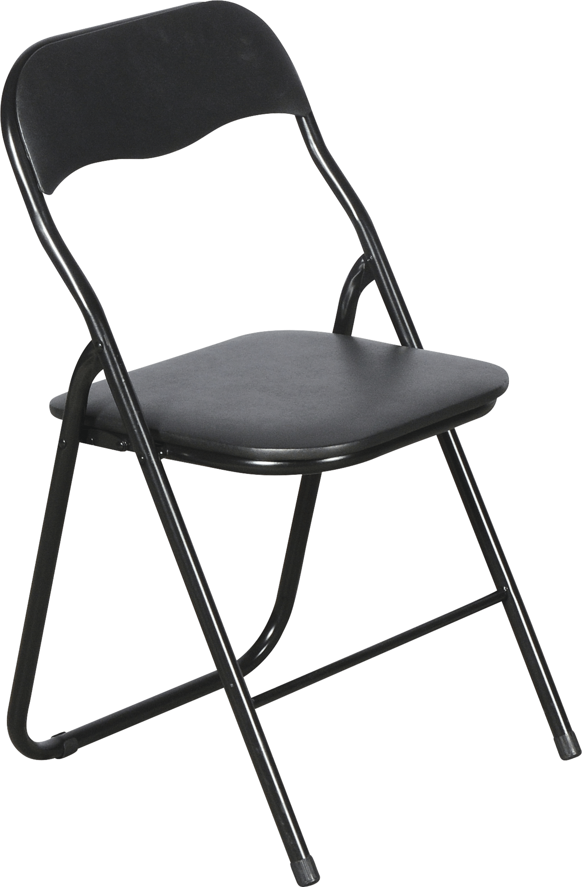 1728932 KLAPSTOL METAL SORT M POLSTRET SÆDE