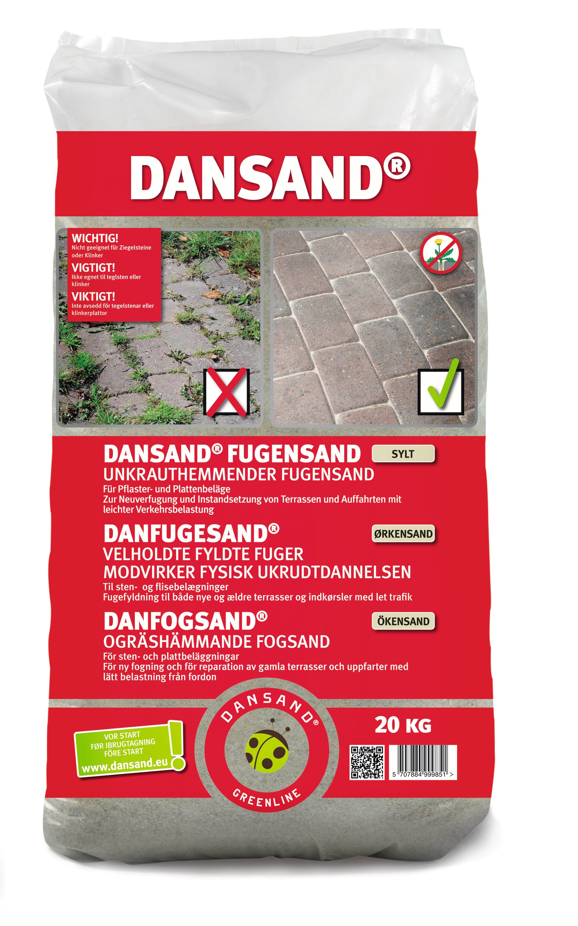 1453782 WEBER DANFUGESAND 20KG