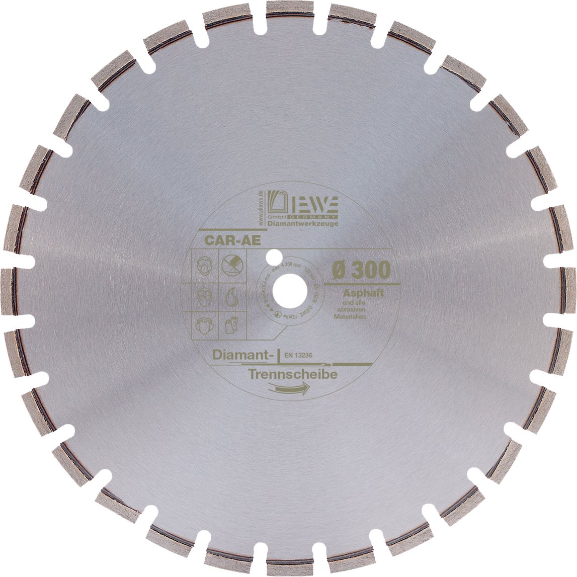1828488 Diamantklinge CARAE10 Asfalt Ø400mm Diewe 1