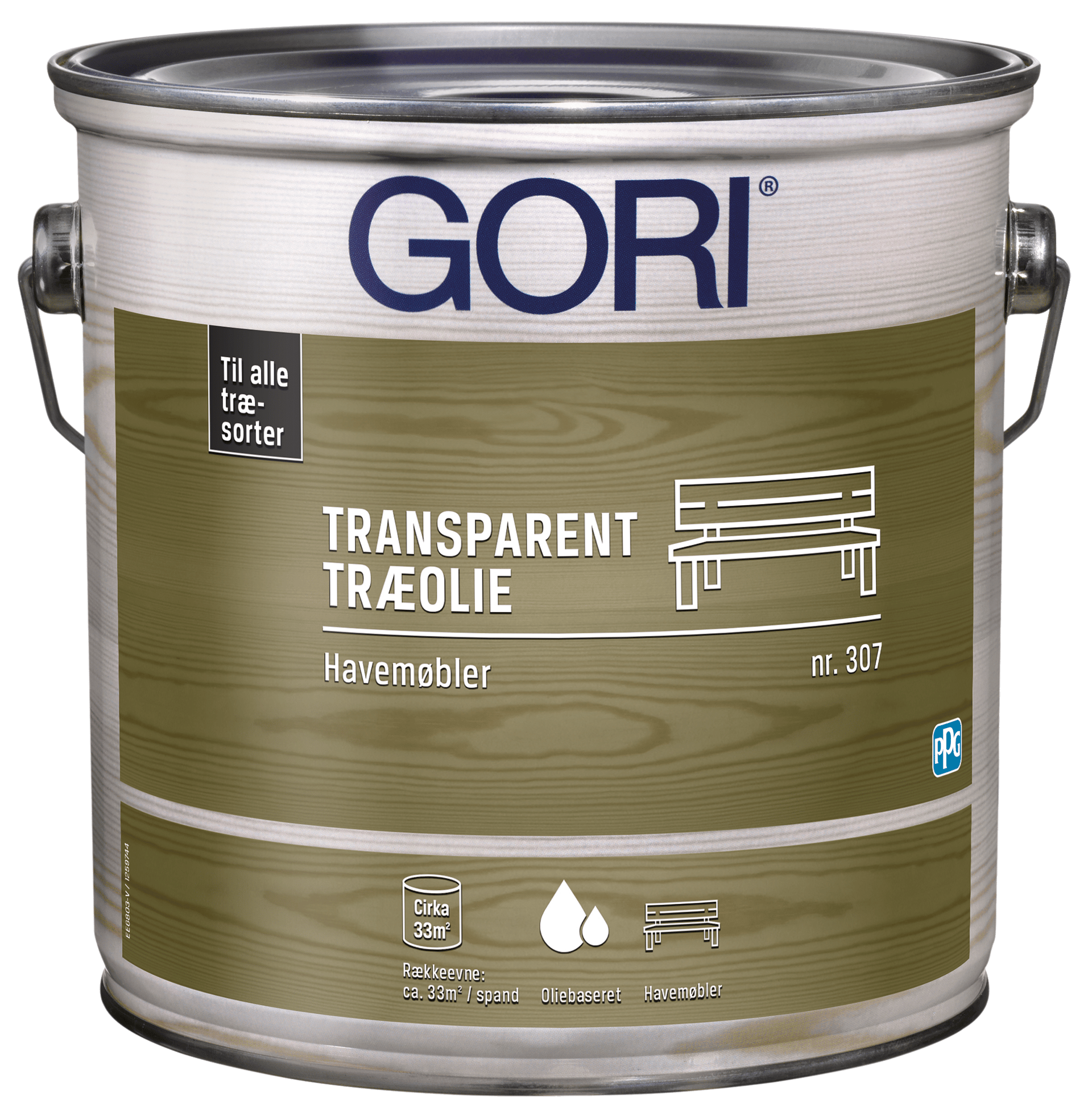 1921645 GORI 307 FARVELØS 2,5L