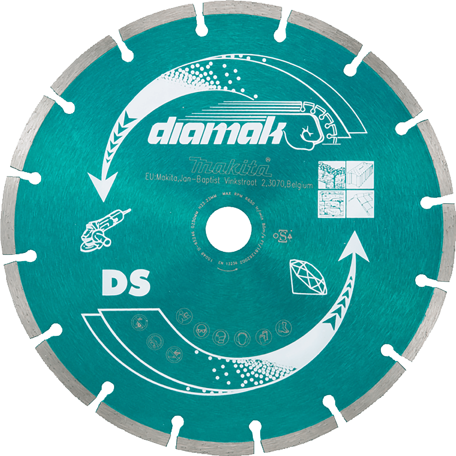 1938434 MAKITA DIAMANTKLINGE Ø125MM