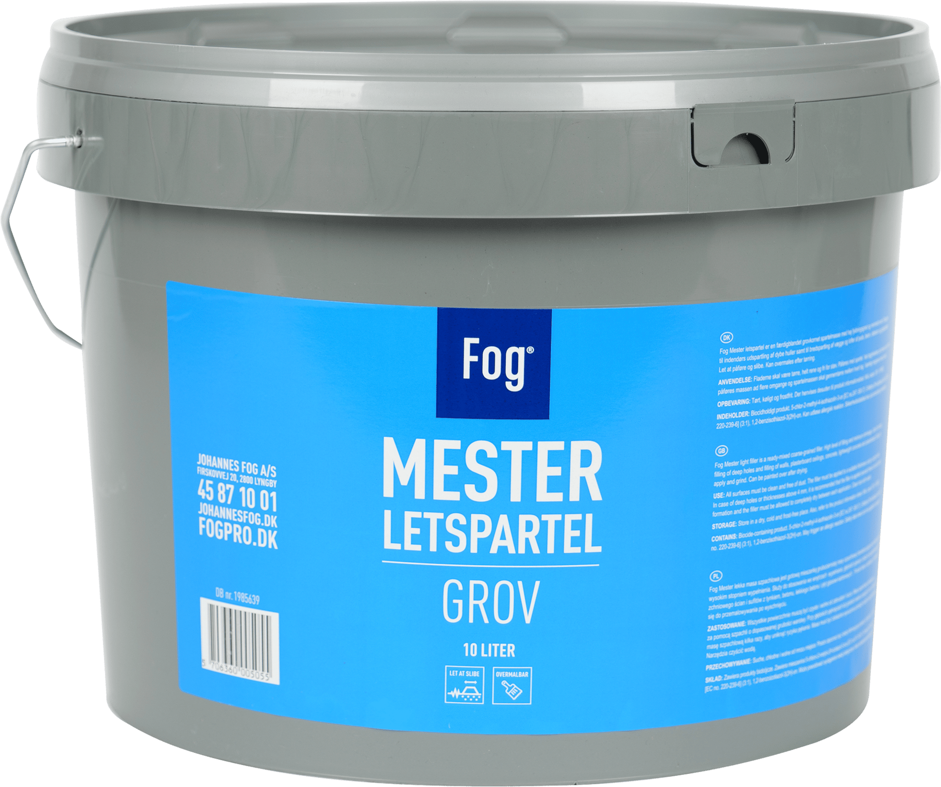 1985639 FOG MESTER SPARTELMASSE 10L