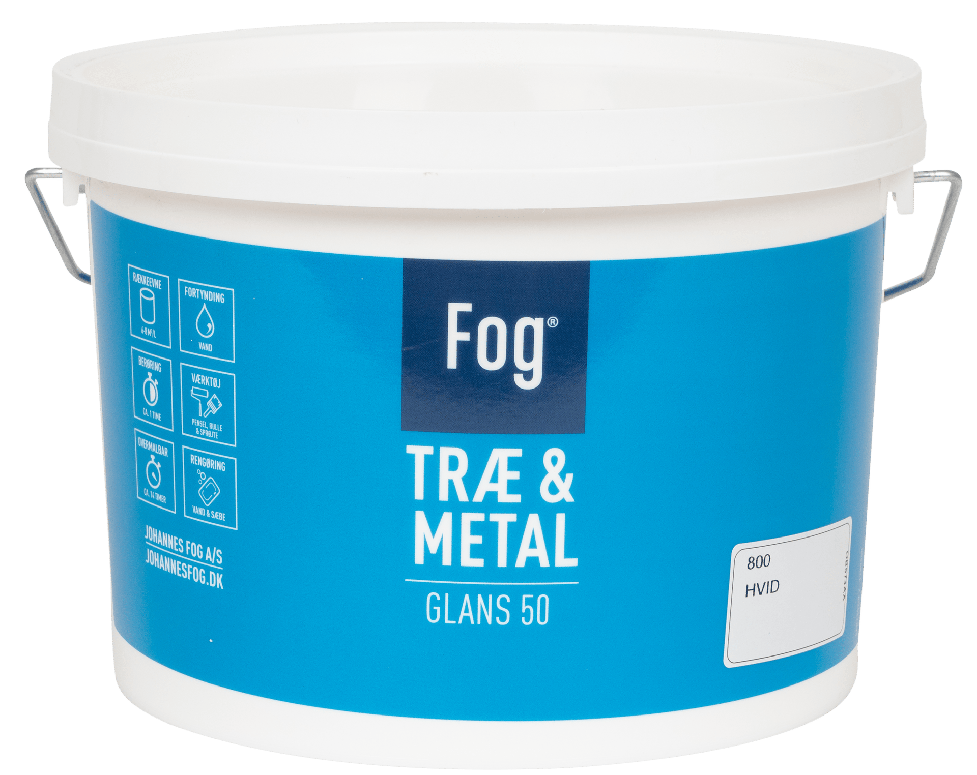 2083796 FOG TRÆ OG METAL 50 HVID 2,25