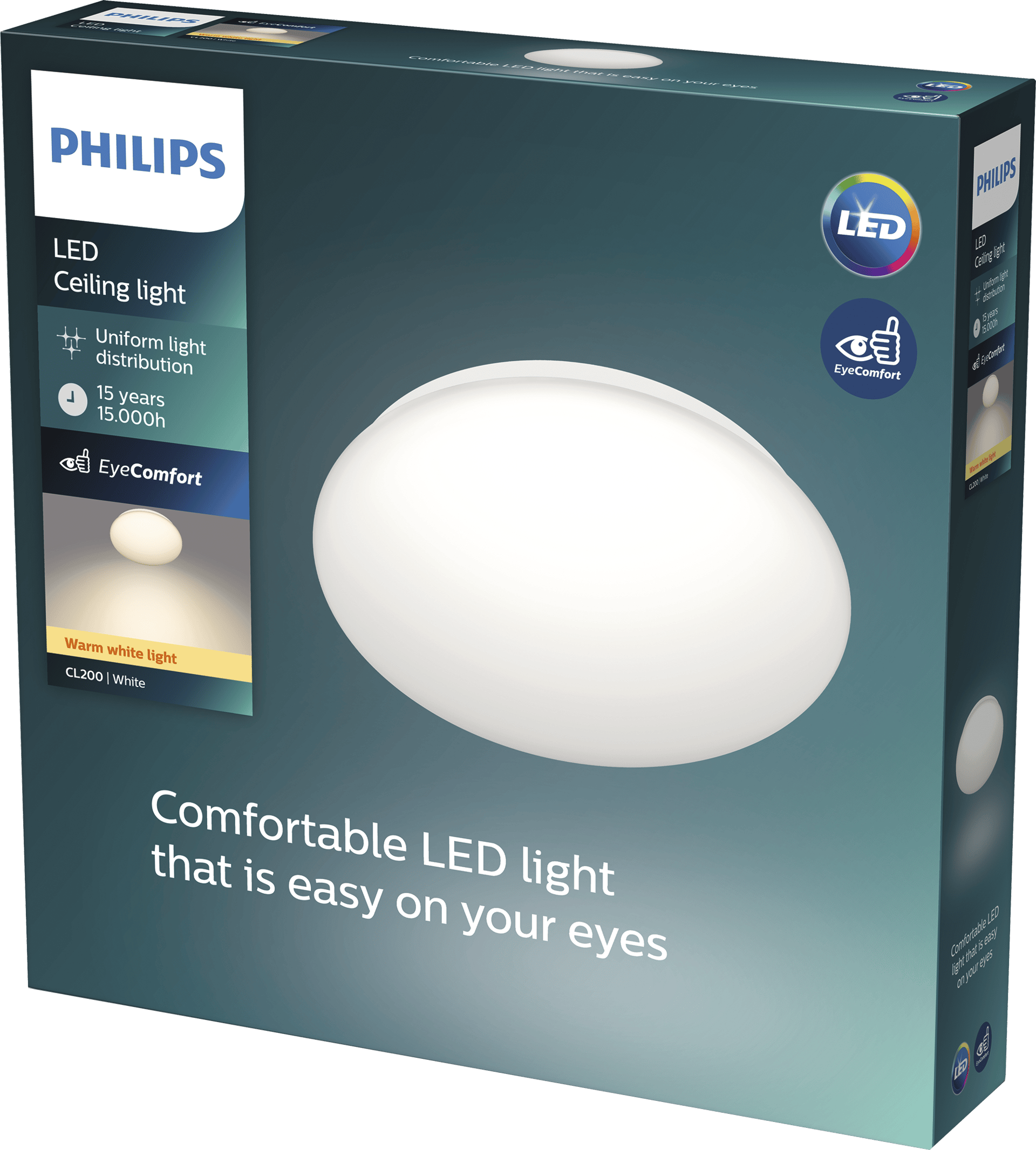 2107370 PHILIPS MOIRE PLAFOND HVID CL200 3