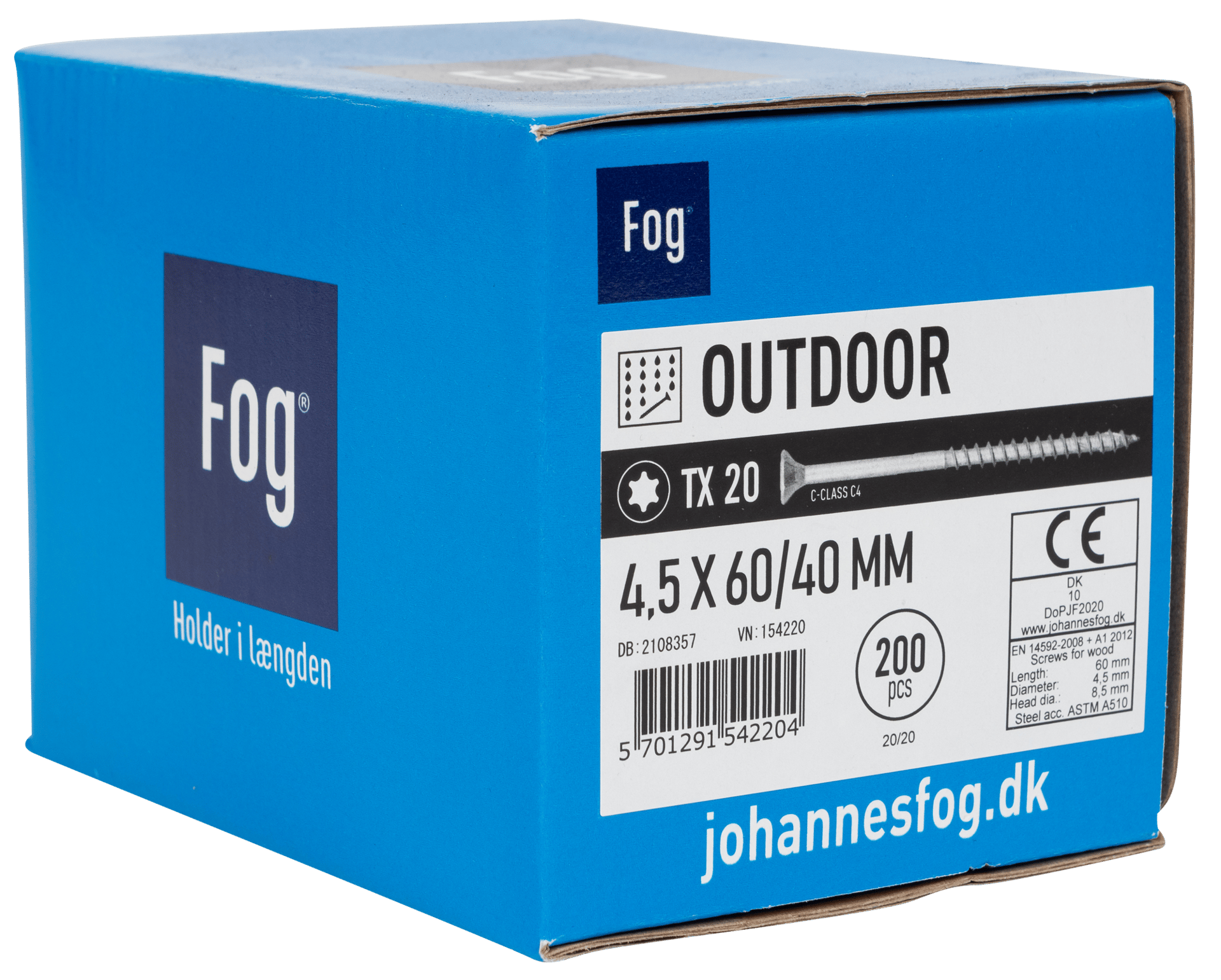 2108357 FOG OUTDOOR SKRUE 4,5X60MM UH