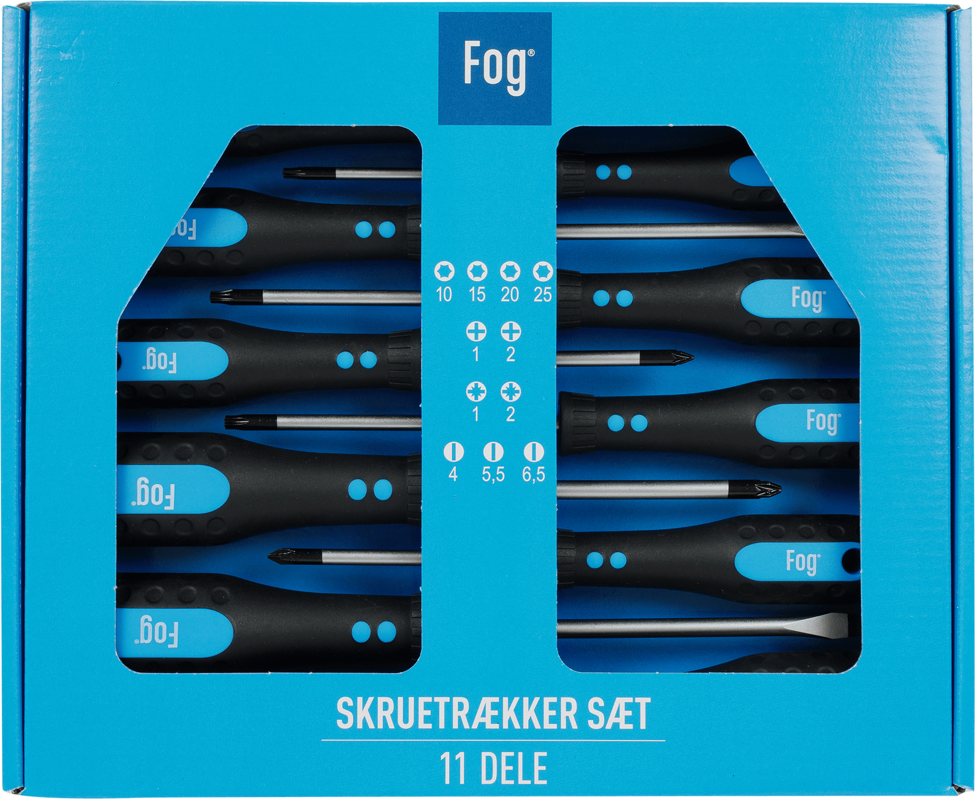 2115295 FOG SKRUETRÆKKERSÆT 11 DELE