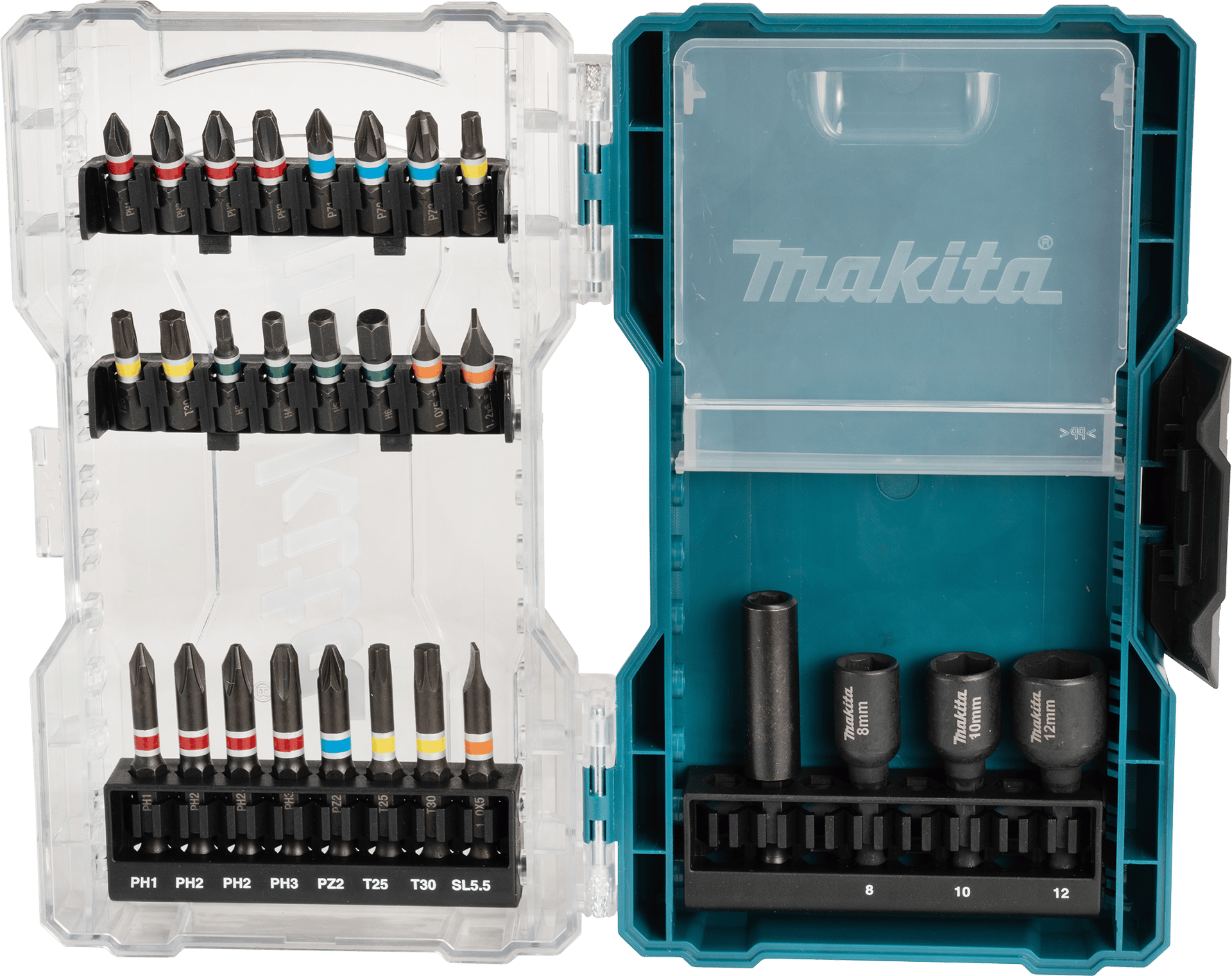 2138861 MAKITA BITSSÆT MED MAGNETTOPPE