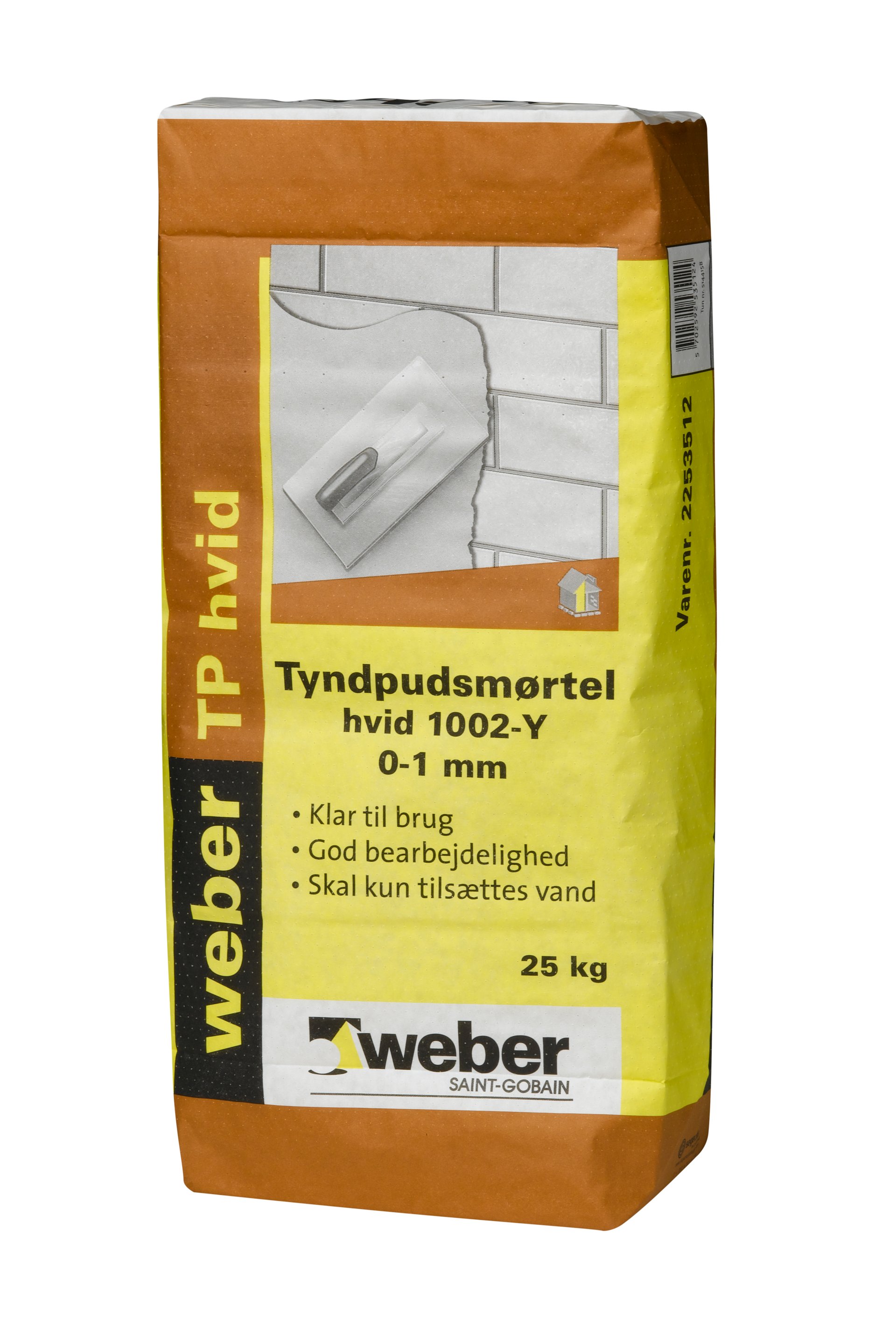 5144158 Tyndpudsmortel Hvid