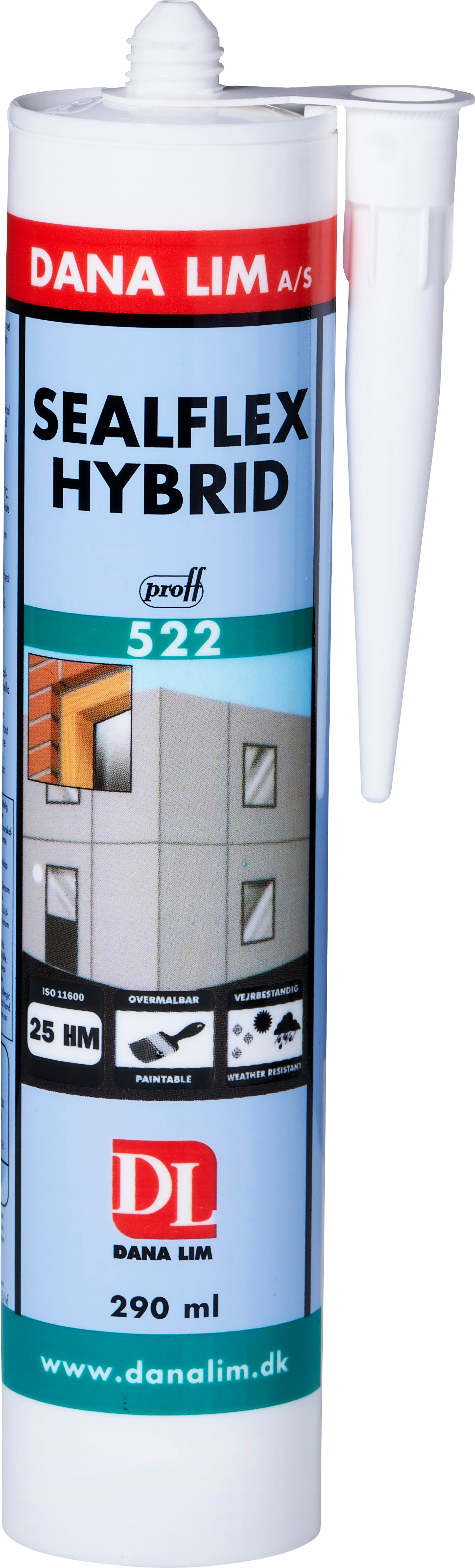 5179061 PROFF SEALFLEX HYBRID 522 GRÅ 290ML1