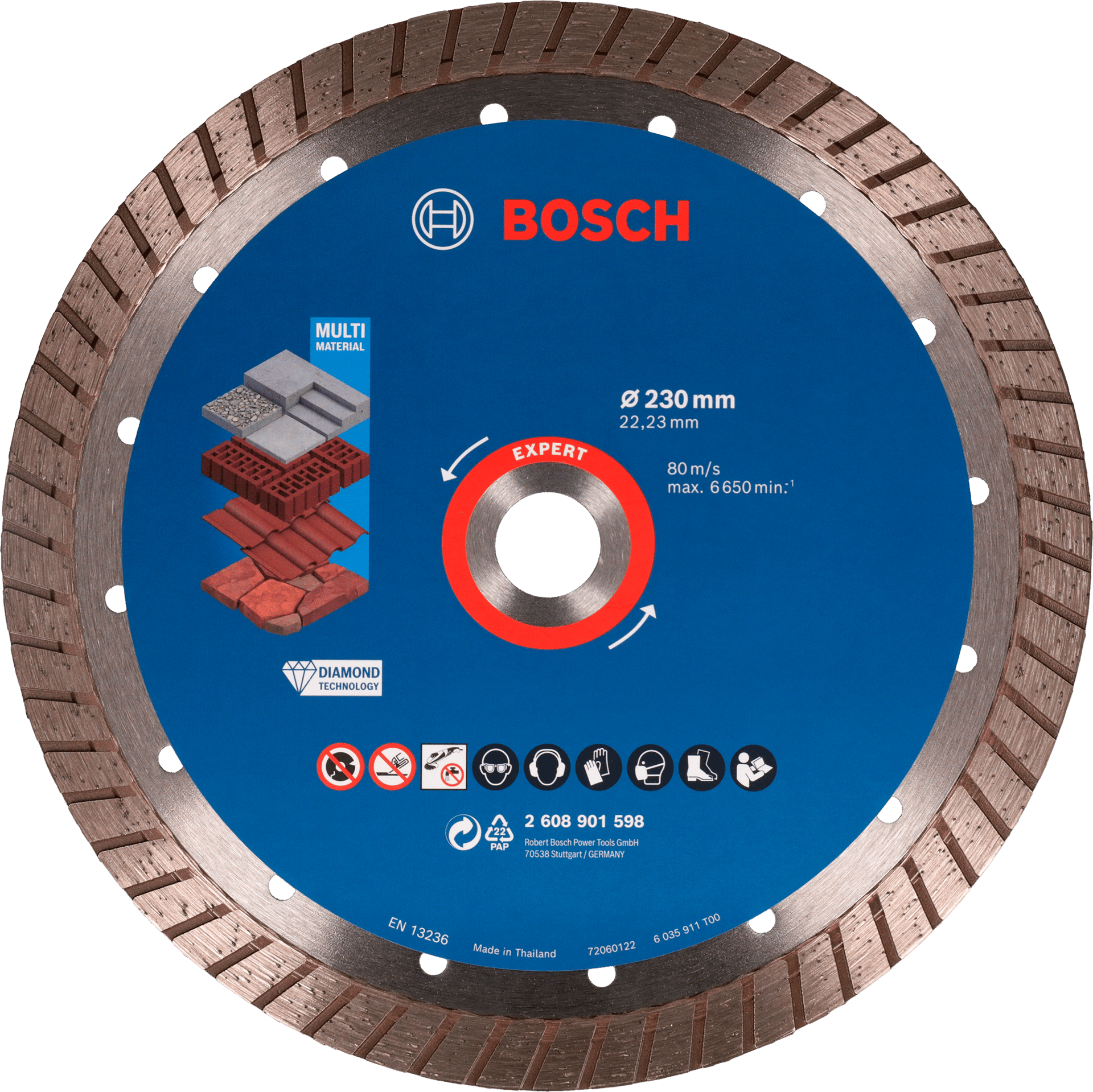 7442869 BOSCH DIAMANTSKIVE 230MM EXP