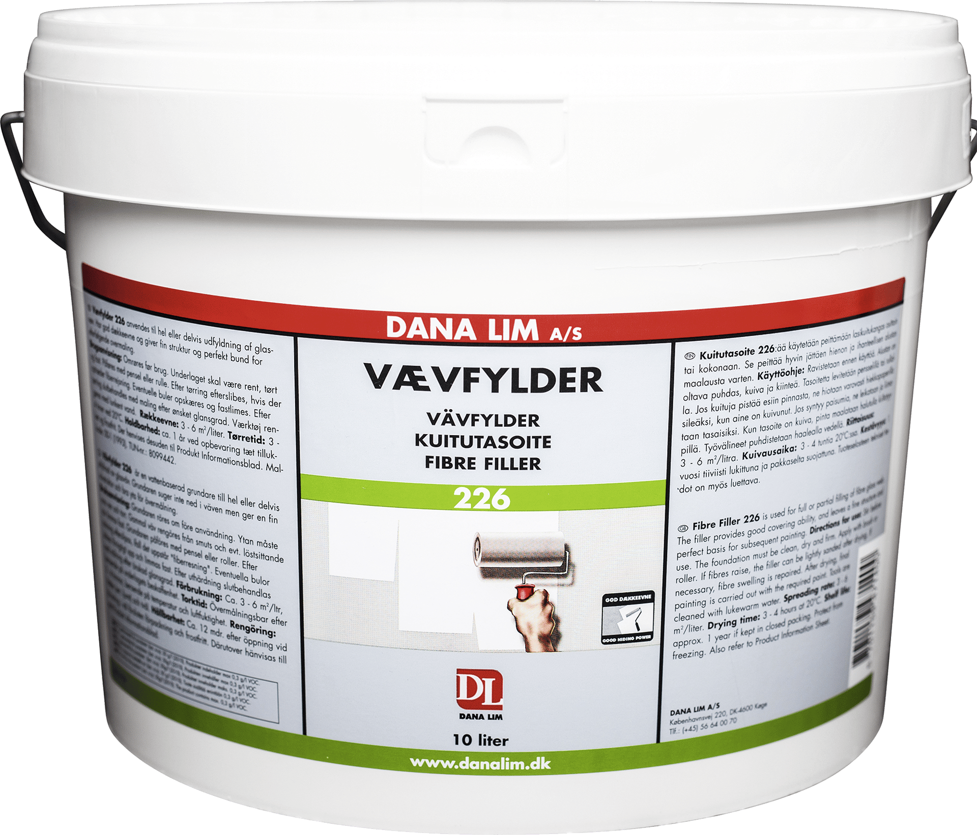 8099442 DANA V├Åvfylder 226 10L GLASV├Åvsgrunder