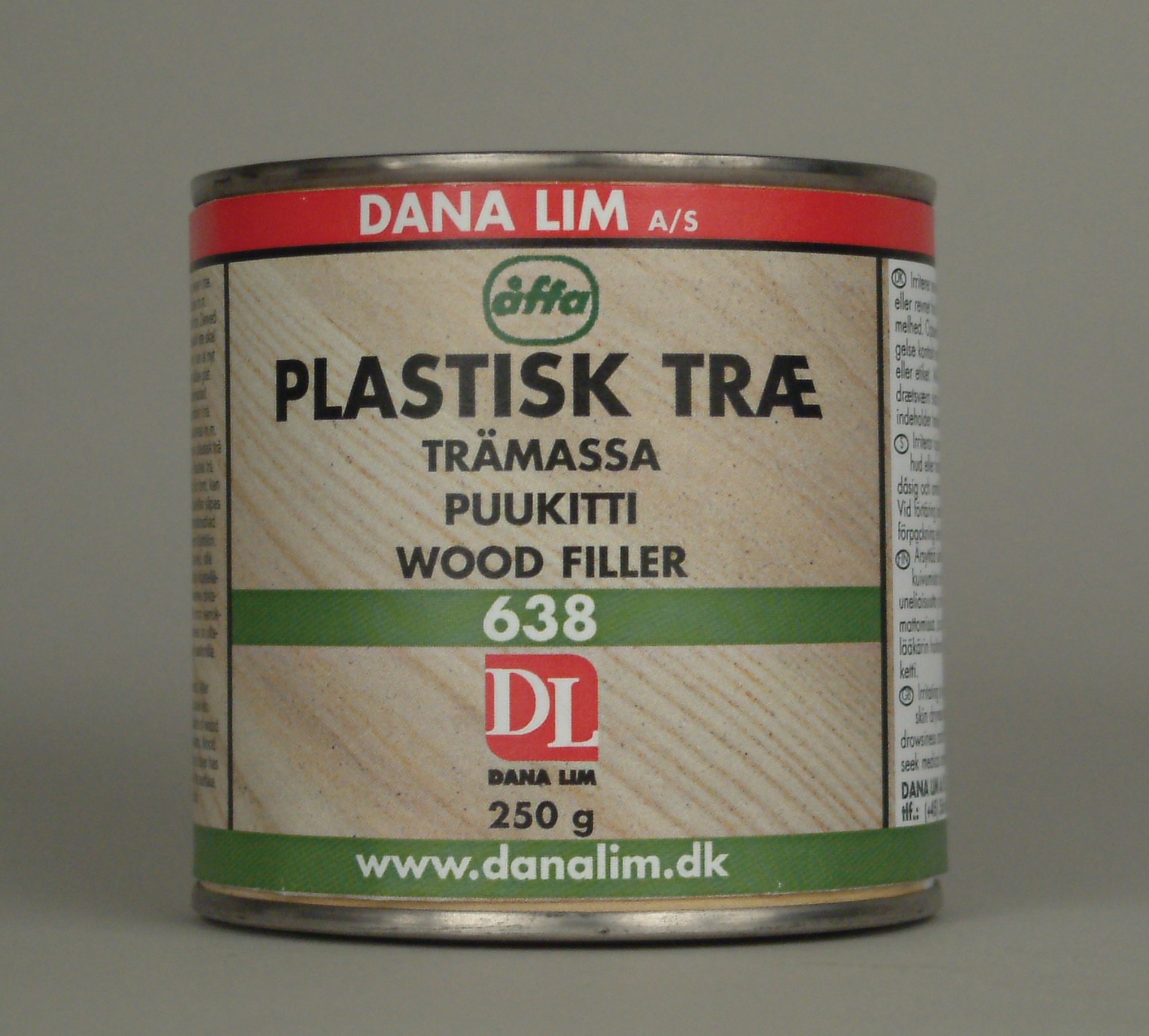 8630477 8630485 Plastisk Træ 638 Dåse