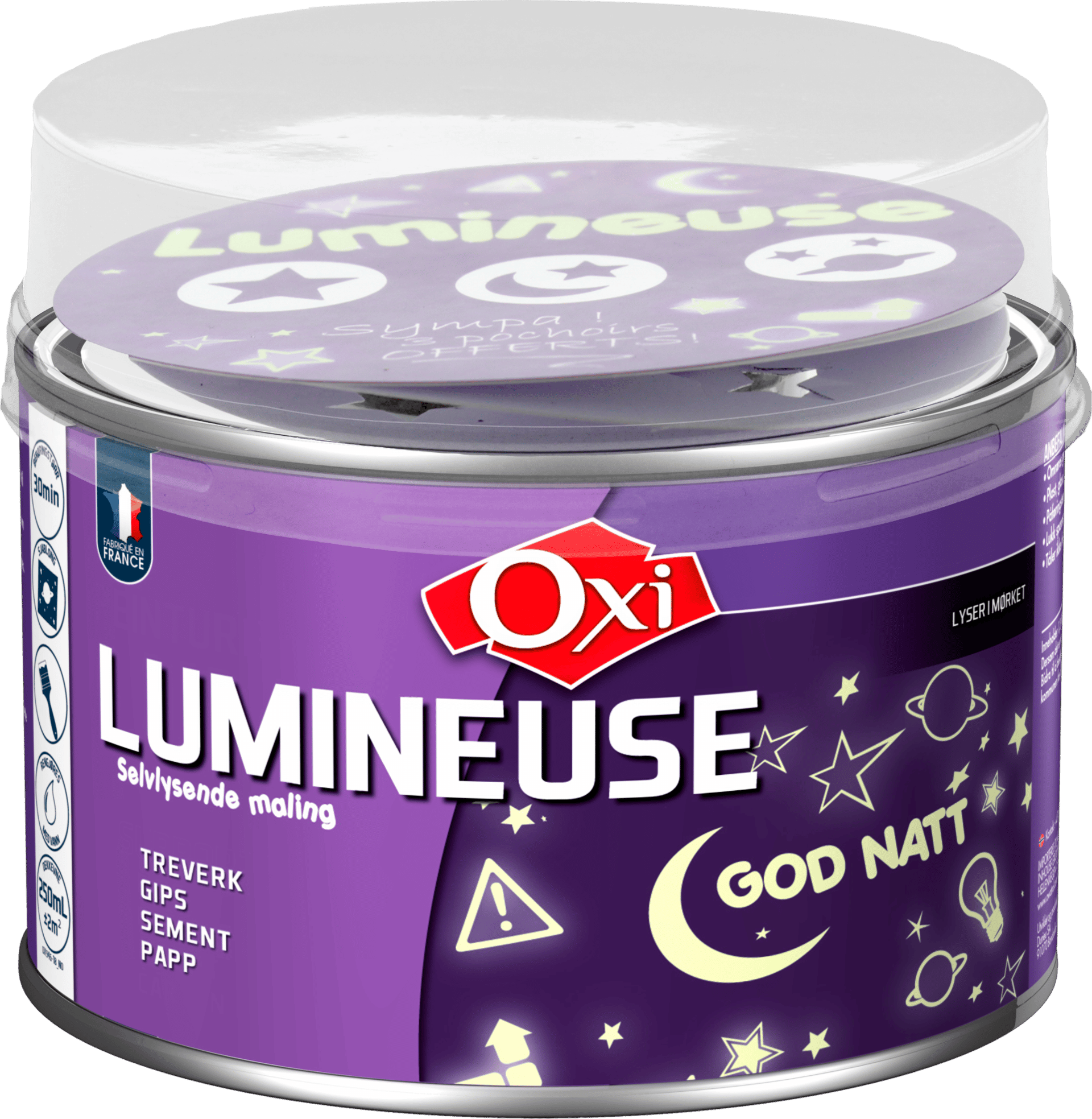 9121882 OXI LUMINEUSE MALING 250ML SELVLYSENDE 1