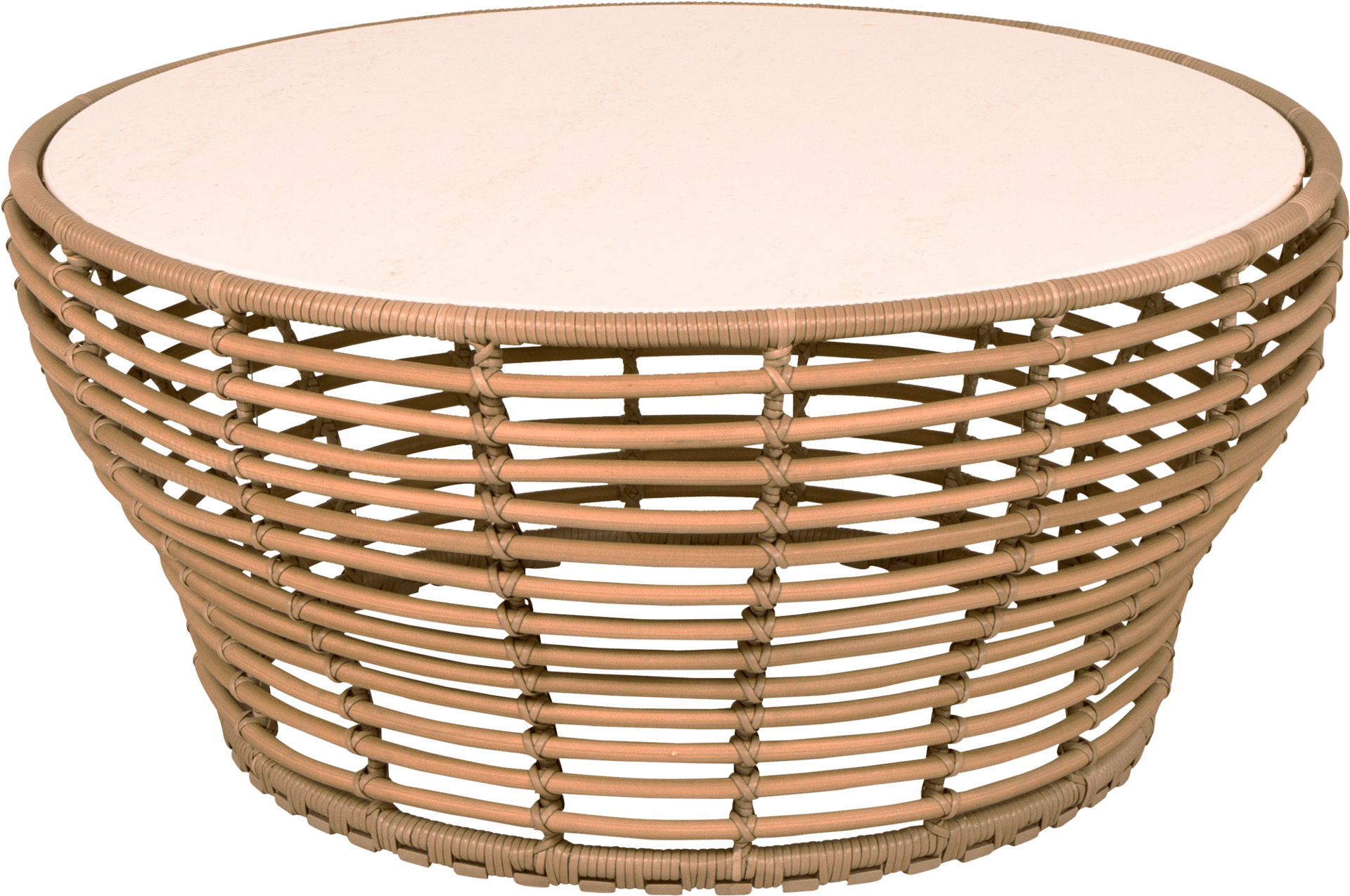 9143722 SOFABORDUNDERSTEL STOR NATURAL CANE LINE WEAVE 1