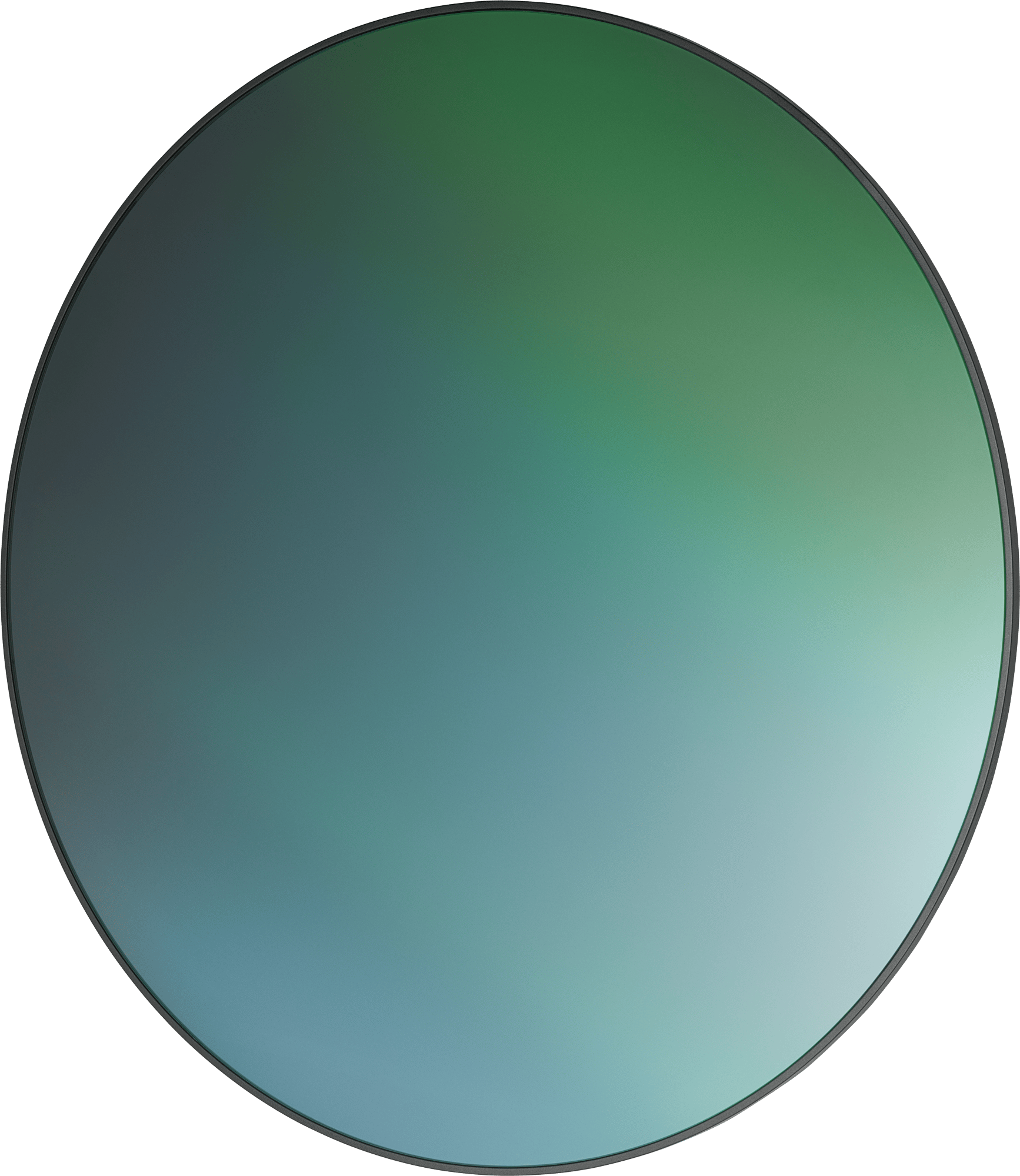 9144334 FH MIRROR ROUND GRØN 1