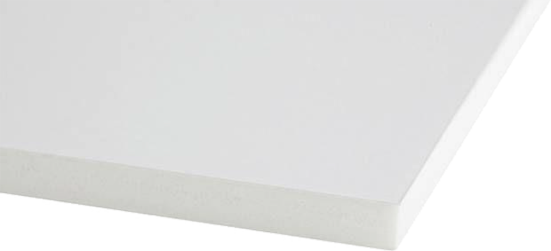 2319156 HOBBYBOARD HVID MELAMIN 16MM 16X200X2490MM KANTET 4S
