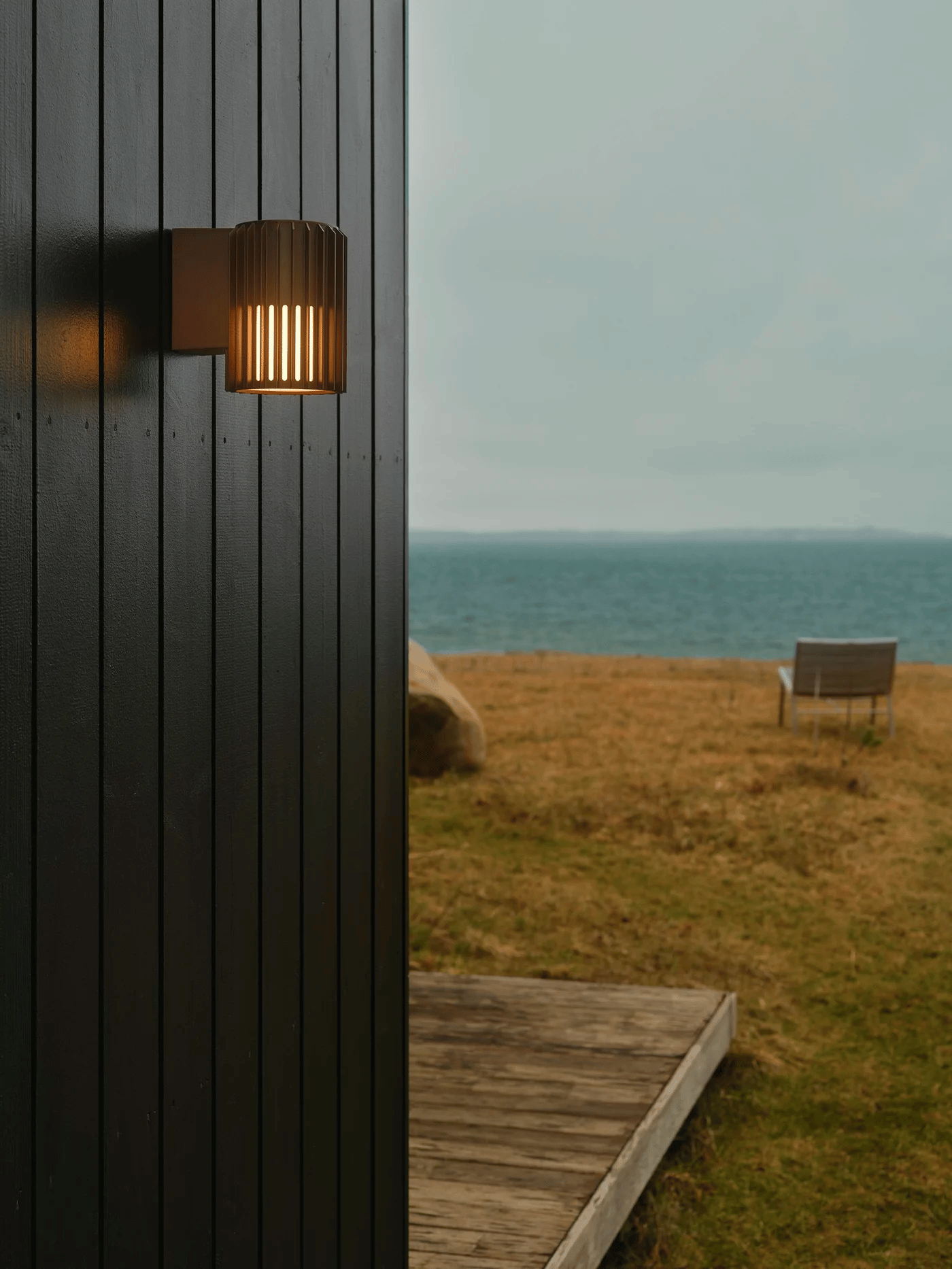 2389571 NORDLUX ALUDRA VÆGLAMPE E27 SEASIDE METALLISK BRUN 1