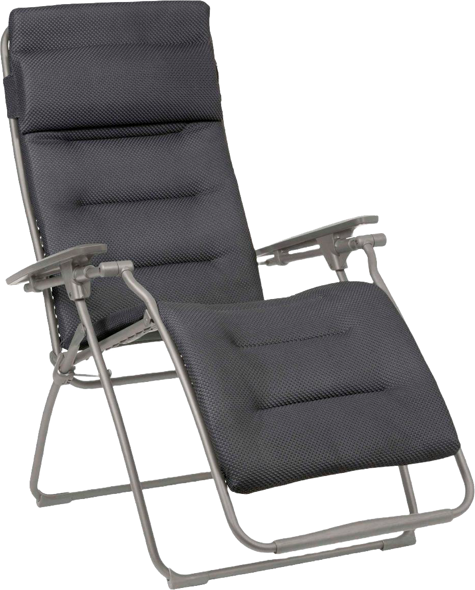 9143592 LAFUMA FUTURA RELAXSTOL BE COMFORT HYNDE MØRK GRÅ MED GRÅT STEL