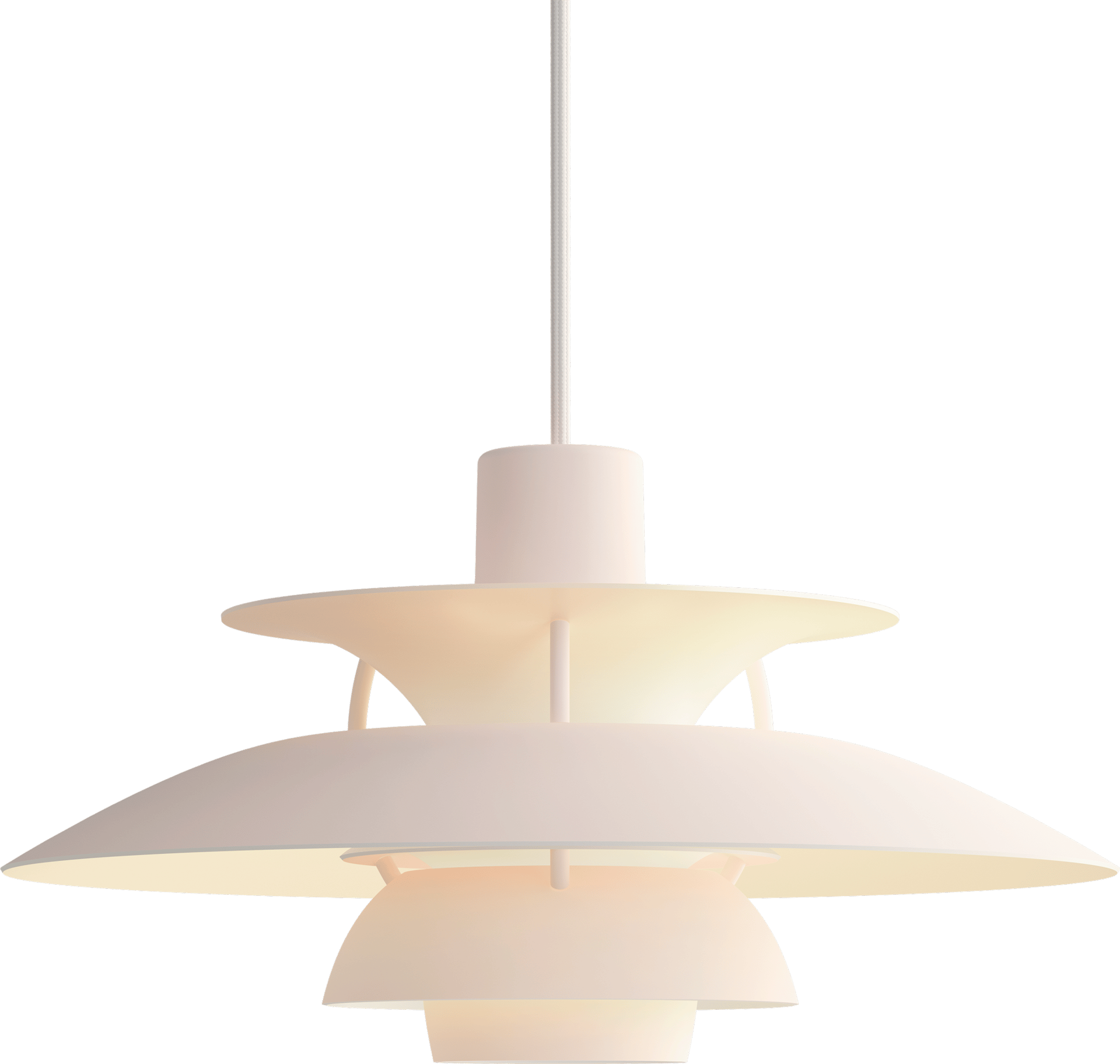 9146253 PH 5 Mini Monochrome Pendant Pale Blush