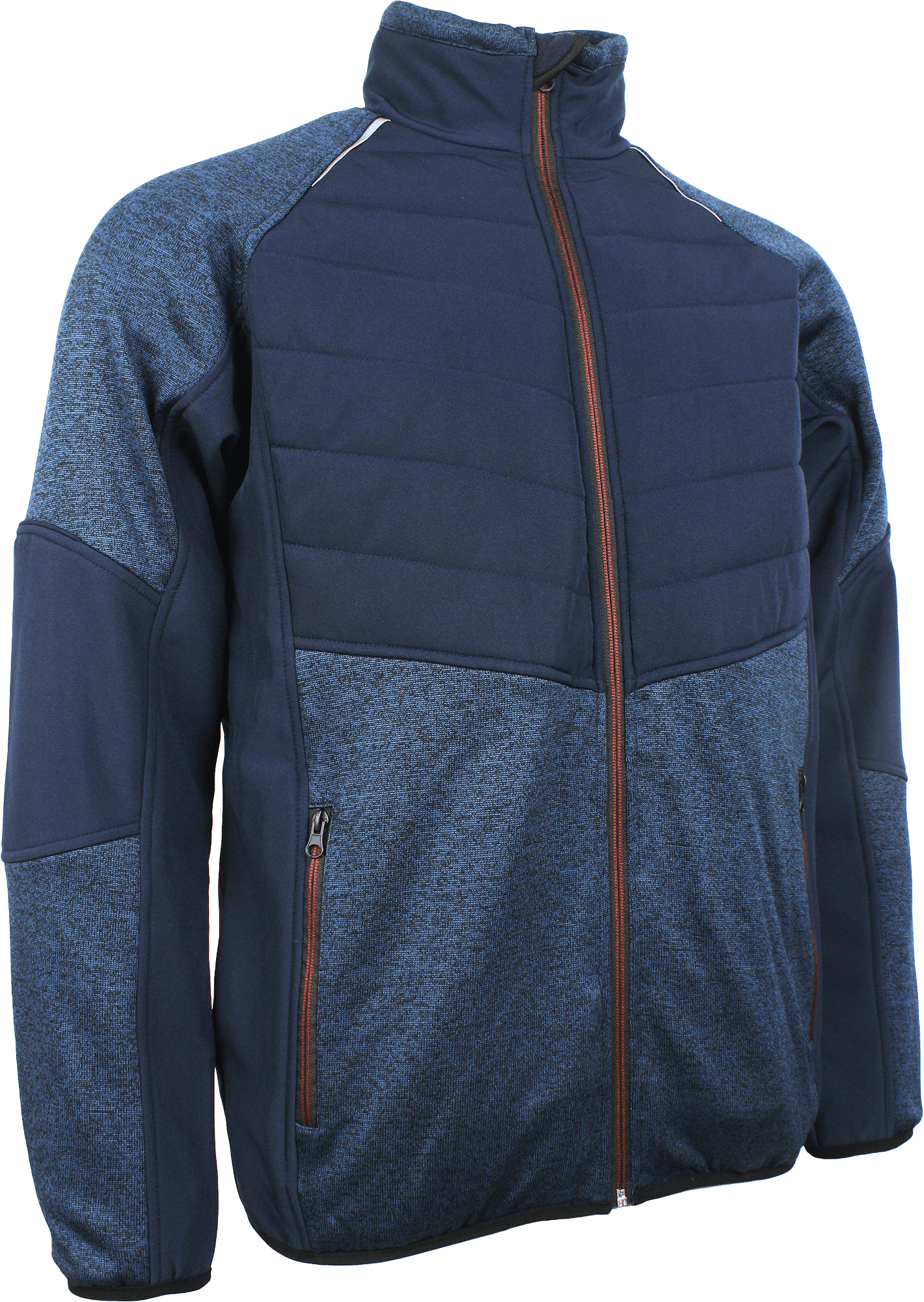 2406050 LYNGSØE JAKKE VATTERET 5XL MED STRIK DETALJER NAVY