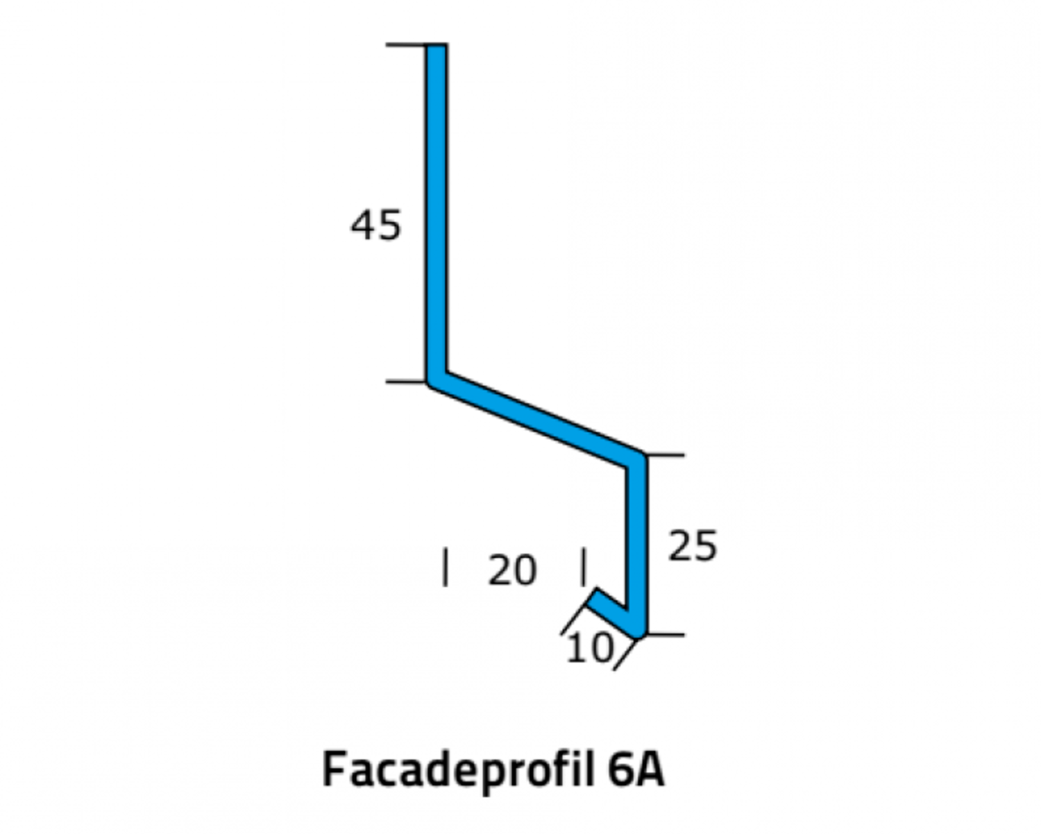 2157055 FACADEPROFIL 6A ALU 1M 1