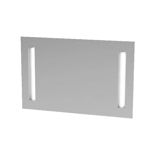 9144878 LOEVSCHALL SPEJL GODHAVN 160X85CM MED TO LYSFELTER