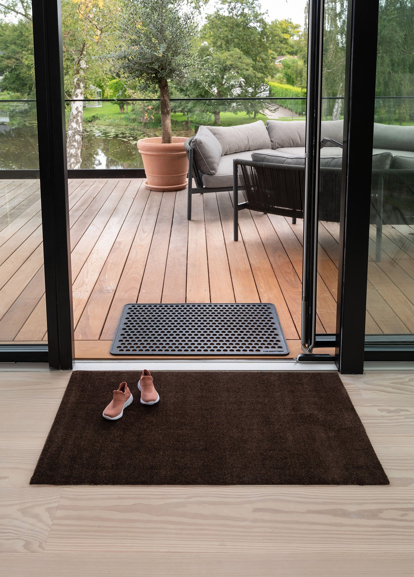9136841 Tica Copenhagen Floormat UNICOLOR Brown 5