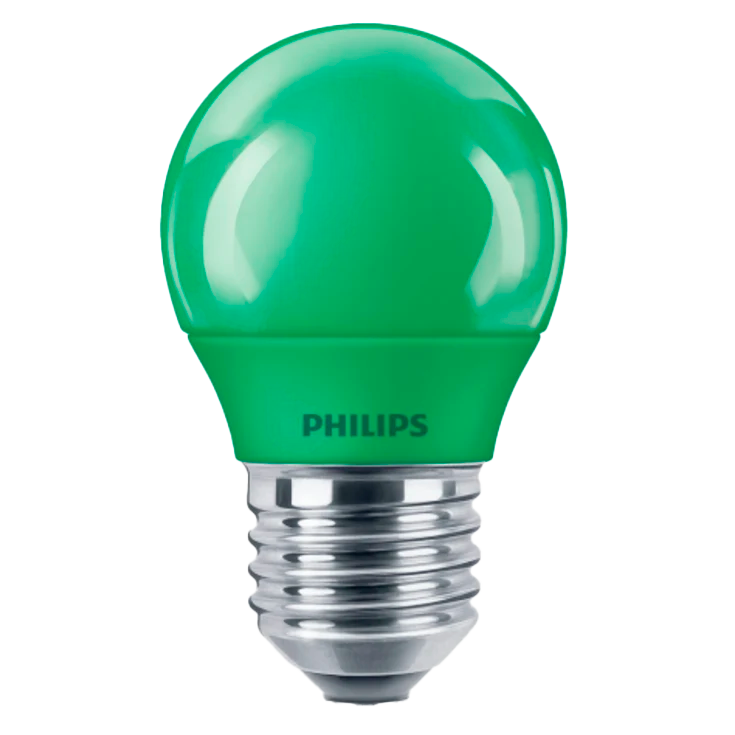 1927306 PHILIPS LED KRONEPÆRE E27 GRØN
