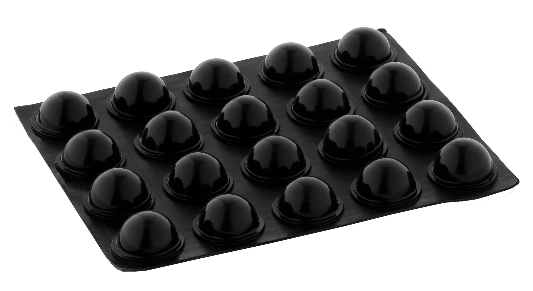 2400744 HABO DÆMPERE Ø17X6MM SORT