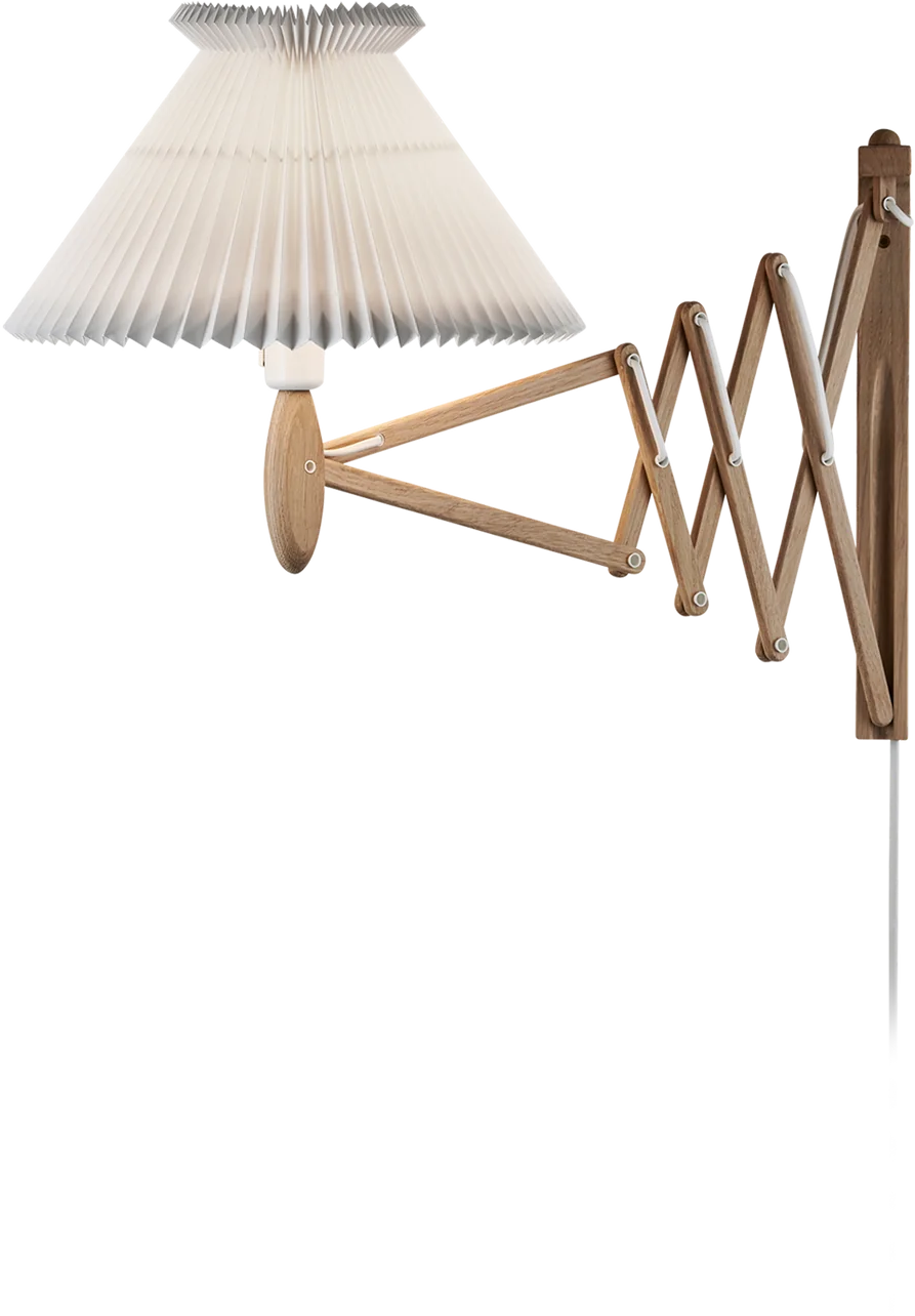 9144546 LE KLINT SAX 234 VÆGLAMPE LYS EG 1
