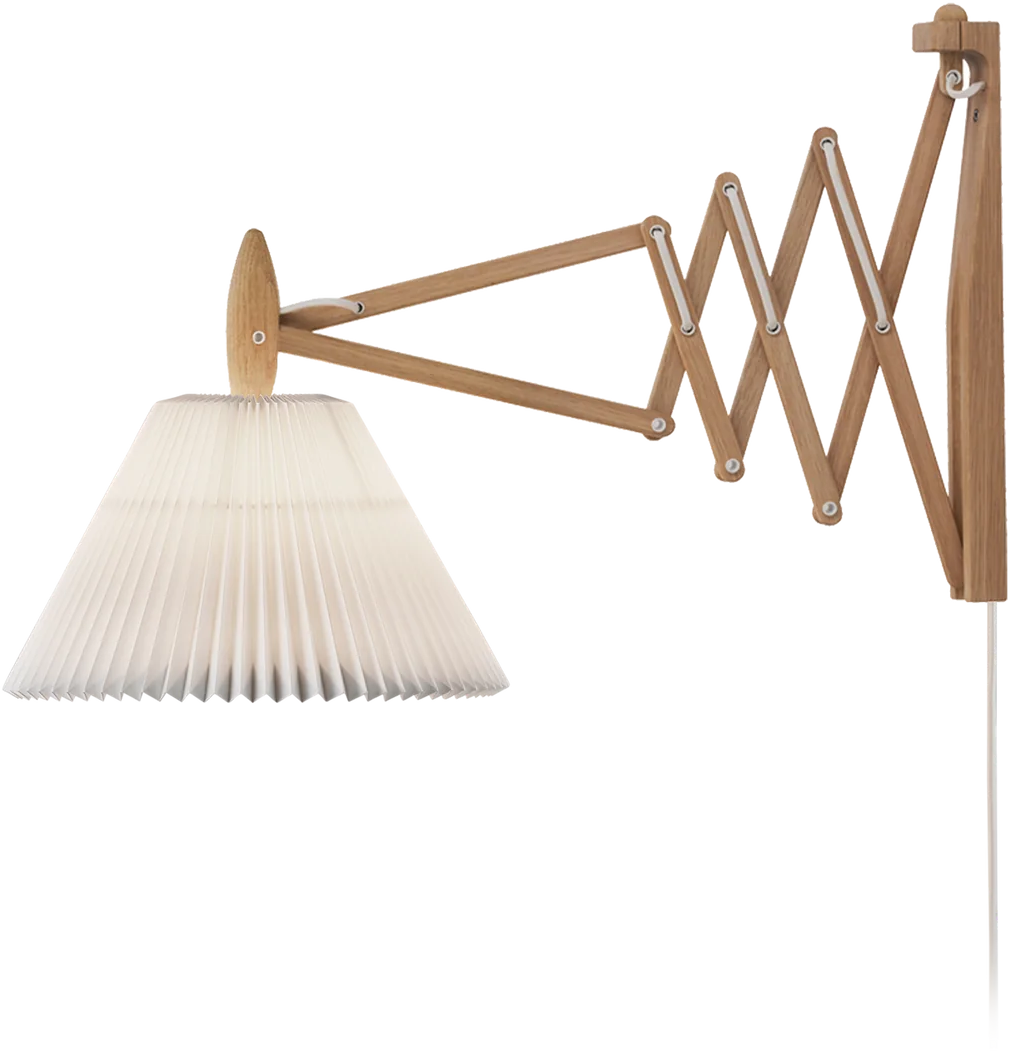 9140075 LE KLINT SAX VÆGLAMPE LIGHT OAK 1