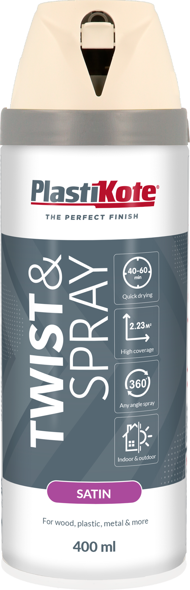 1578862 TWIST & SPRAY SATIN HVID 1
