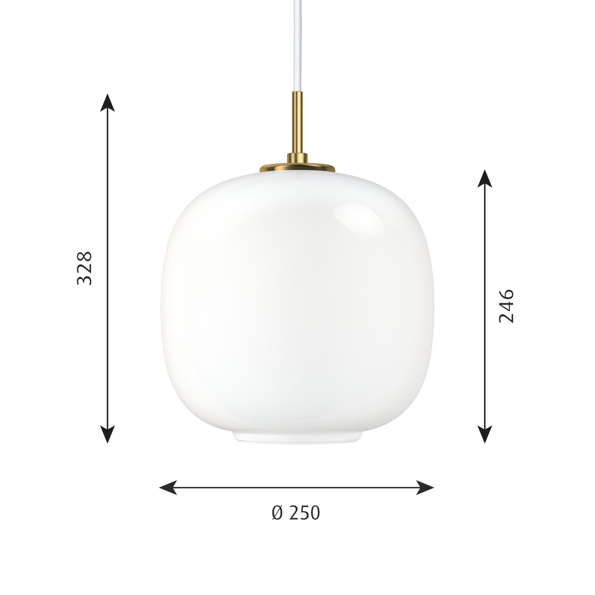 9146600 VL45 RADIOHUS PENDEL Ø250MM 2