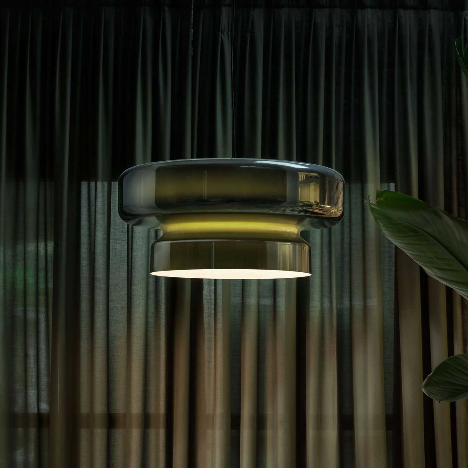 9145810 BOHEMIA 84 PENDEL GRØN Ø84CM LED 2