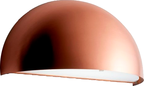 9103790 RØRHAT LED VÆGLAMPE RÅ KOBBER 1