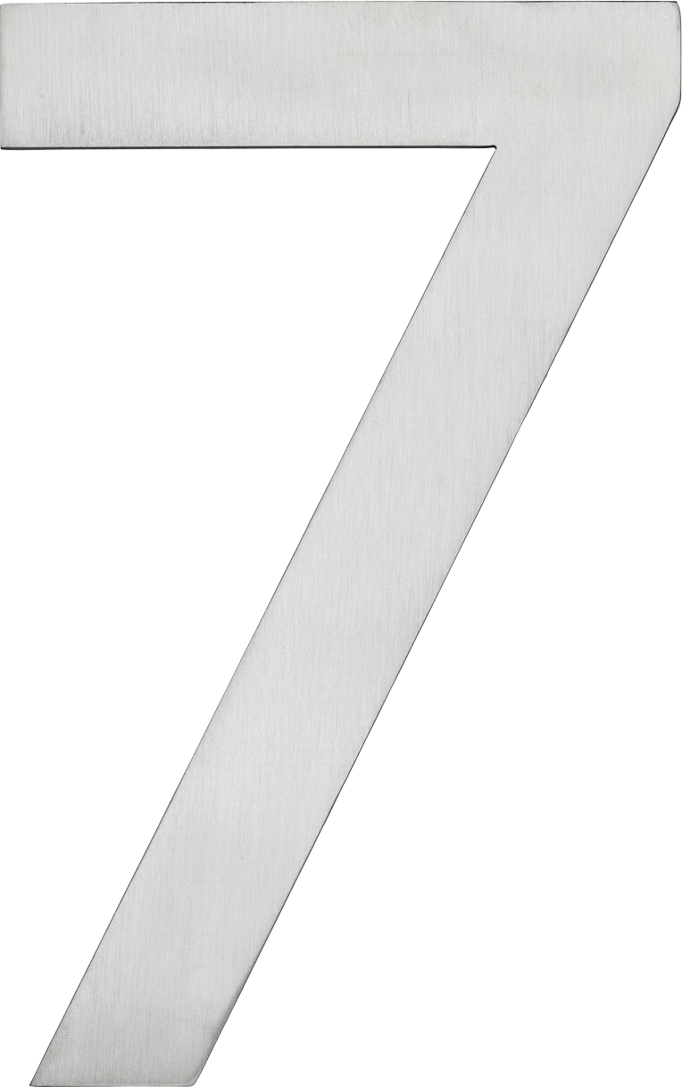 2340762 HABO HUSNUMMER 7 210MM RUSTFRI