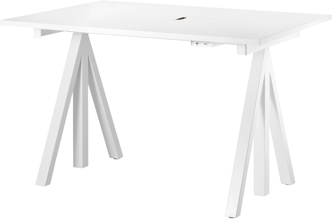 9131017 STRING BORDRAMME 1 PAK HVID TIL ARBEJDSPLADE