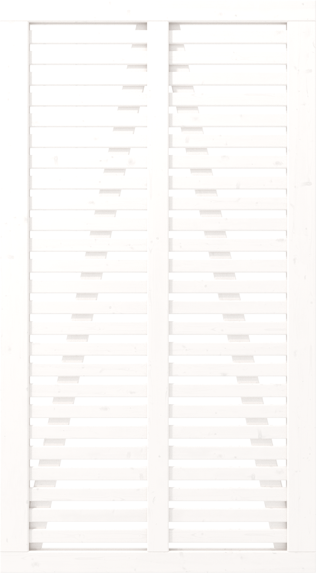 2392518 PLUS HARMONI ENKELTLÅGE HVID RAL 9010 100X180CM