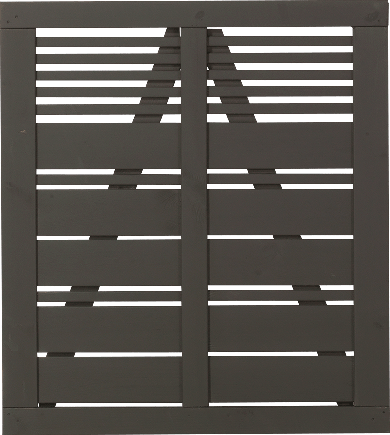 2392413 PLUS SILENCE ENK.LÅGE UMBRAGRÅ RAL7022 100X110CM